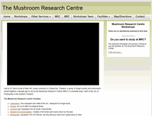 Tablet Screenshot of mushroomresearchcentre.com